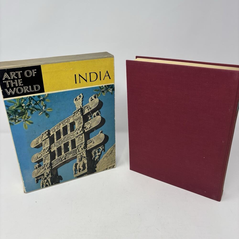 Art of the World India by Hermann Goetz Slip Cover Miniature Print Artcore RARE